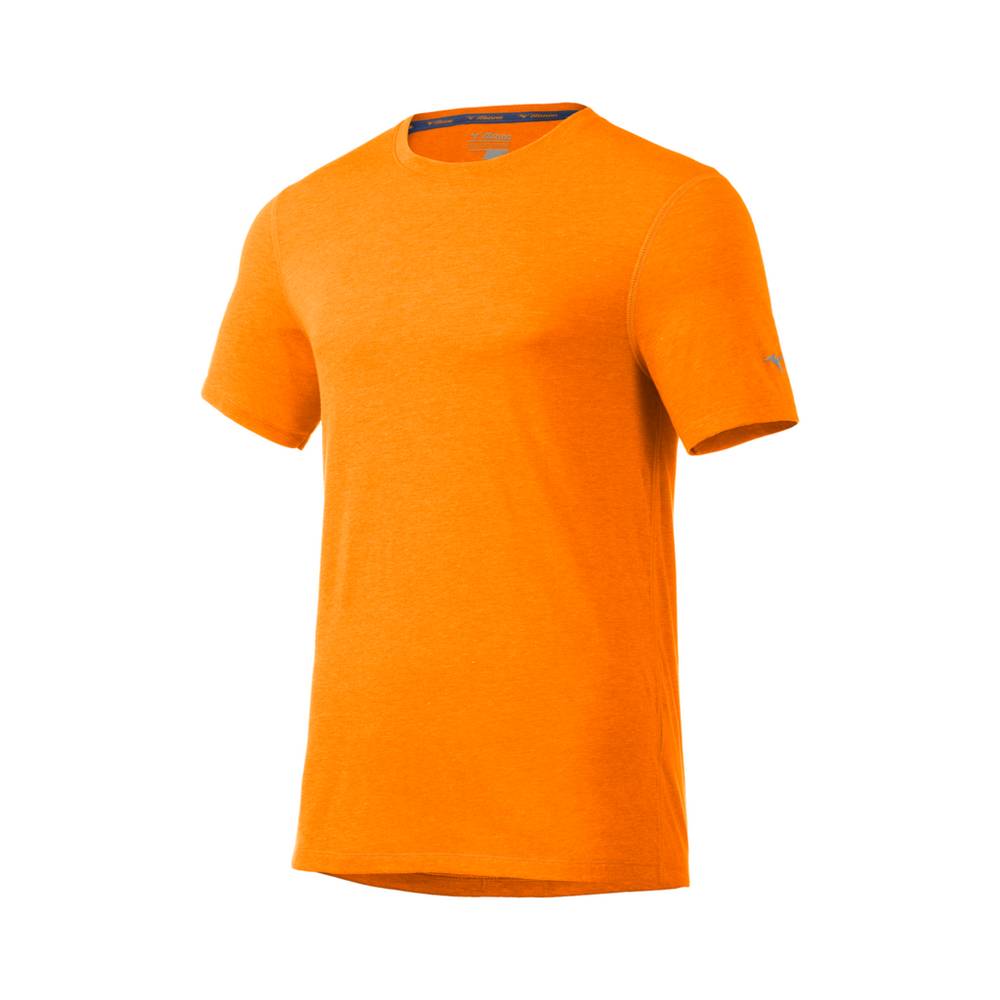 Camisetas Mizuno Inspire Para Hombre Naranjas 7058126-YB